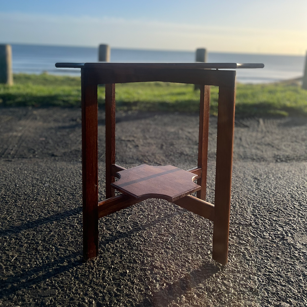 Thumbnail: Vintage oak side table