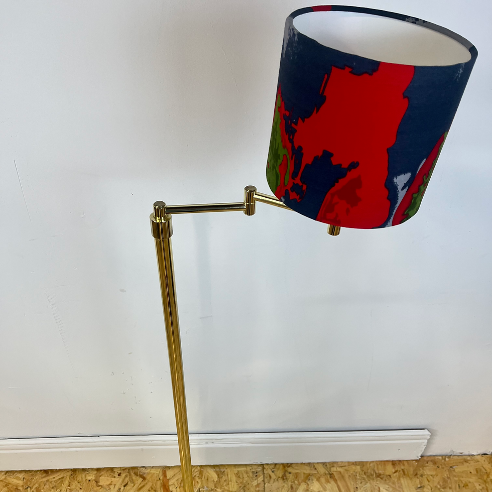 Thumbnail: Vintage IKEA Korus brass reading lamp