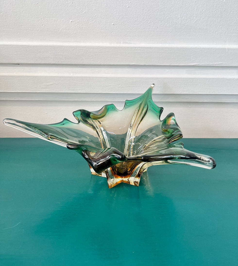 Thumbnail: Mid century Josef Hospodka green art vase