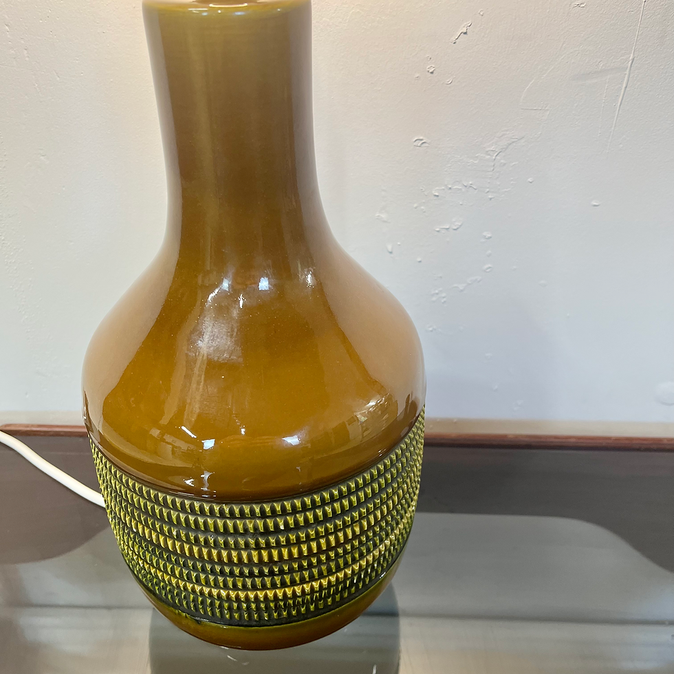 Thumbnail: Mid century ceramic Bitossi table lamp by Aldo Londi
