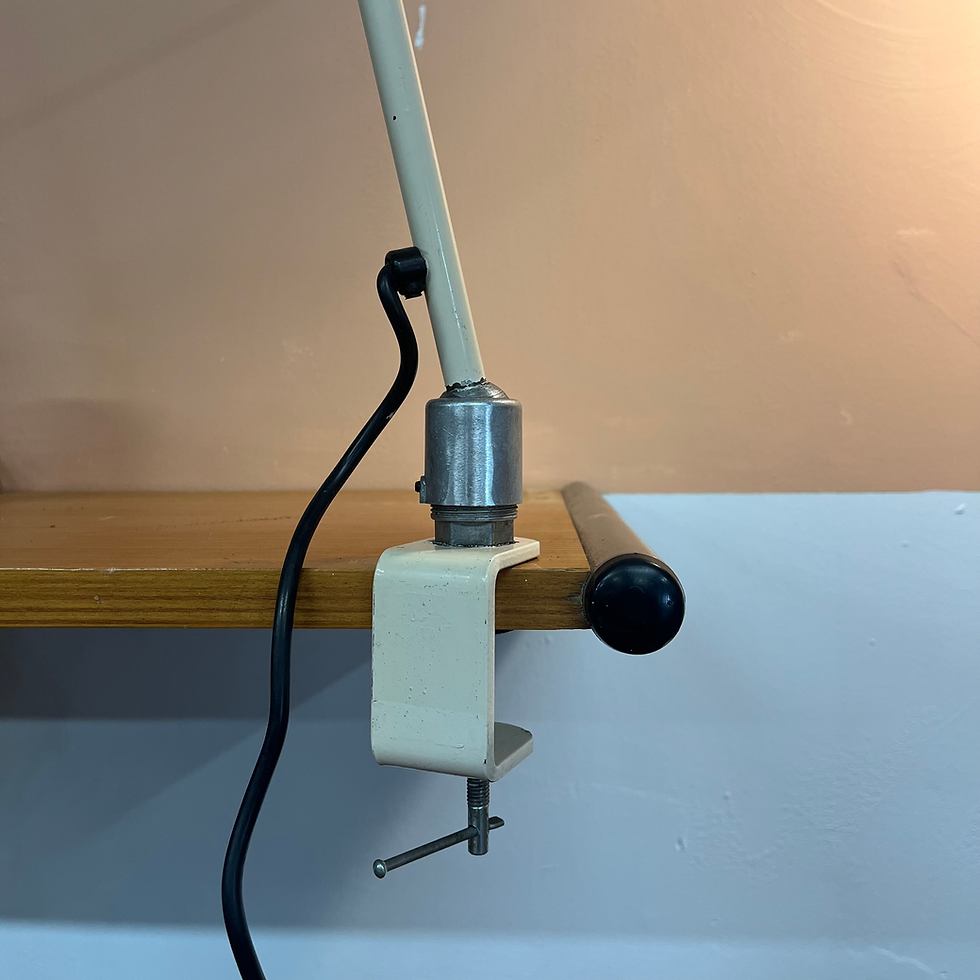 Thumbnail: Mid century Anglepoise style clamp light