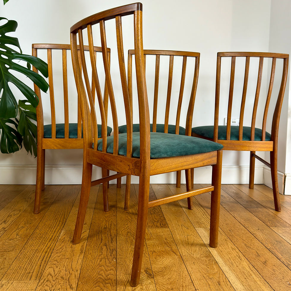 Thumbnail: Set of 4 teak dining chairs by Mcintosh