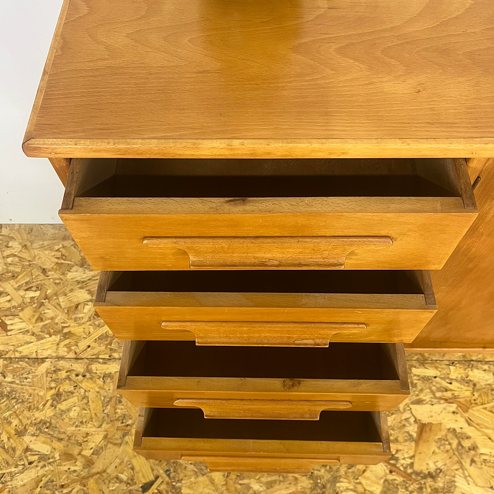 Thumbnail: Mid century blonde sideboard