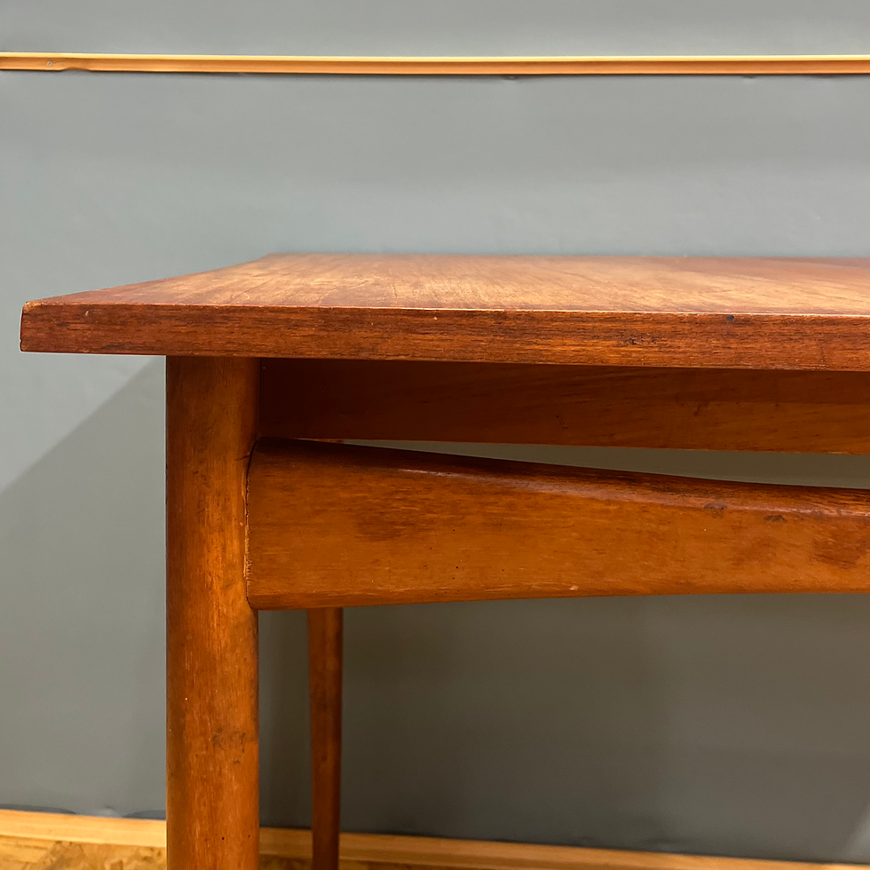 Thumbnail: Mid century teak extending dining table 