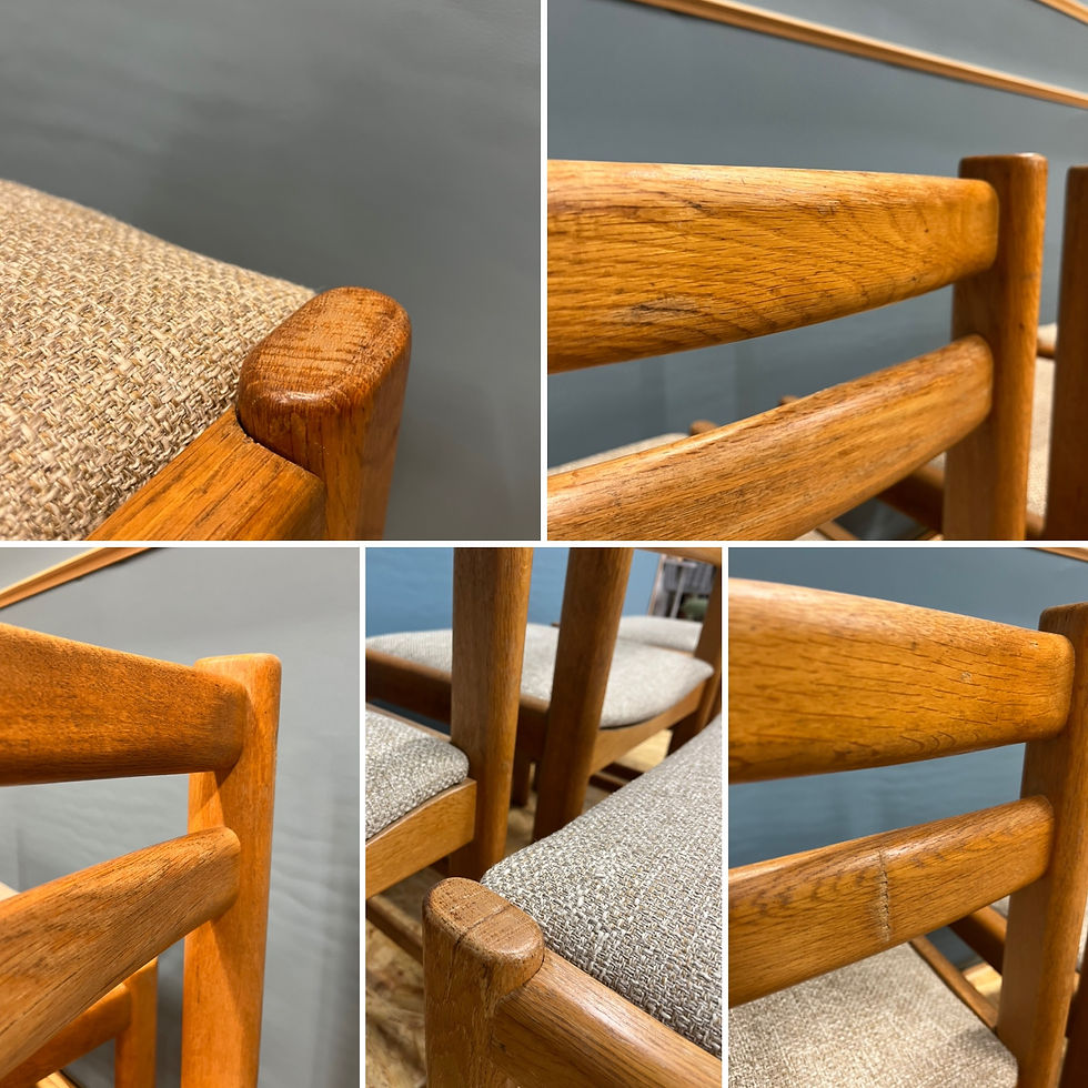 Thumbnail: Mid century Borge Mogensen style dining set