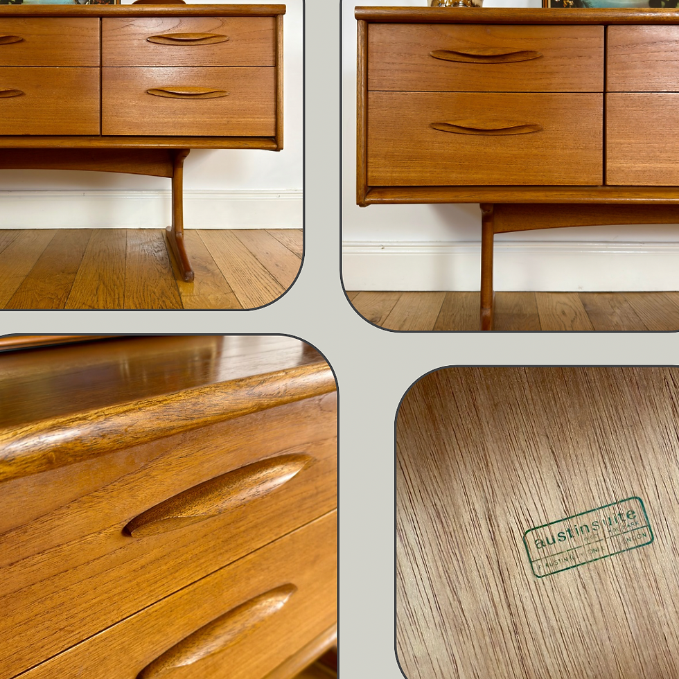 Thumbnail: Mid century teak Austinsuite sideboard by Frank Guille 