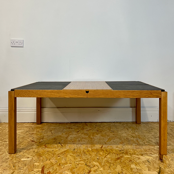 Vintage IKEA Stenkulla Oak and slate coffee table | urbn nest