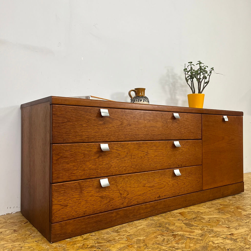 Thumbnail: Mid century teak lowboard by White & Newton