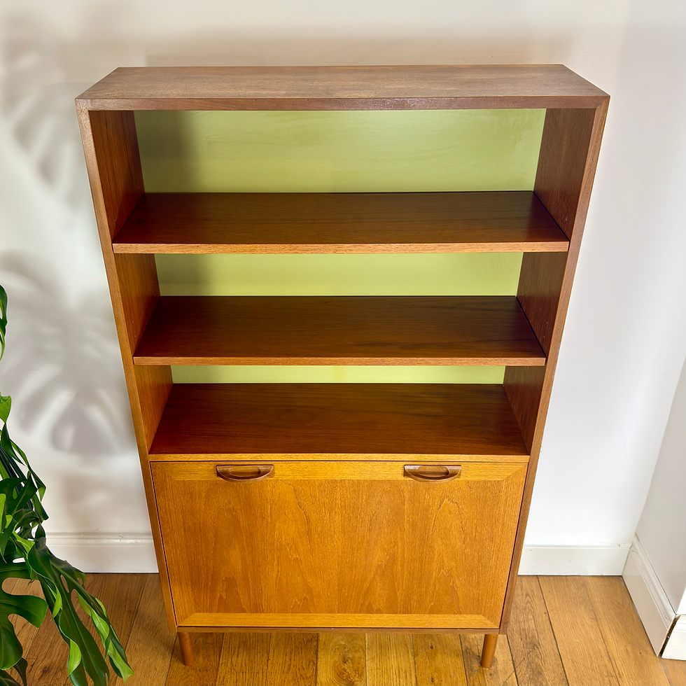 Thumbnail: Mid century teak G Plan Sierra bookcase cabinet