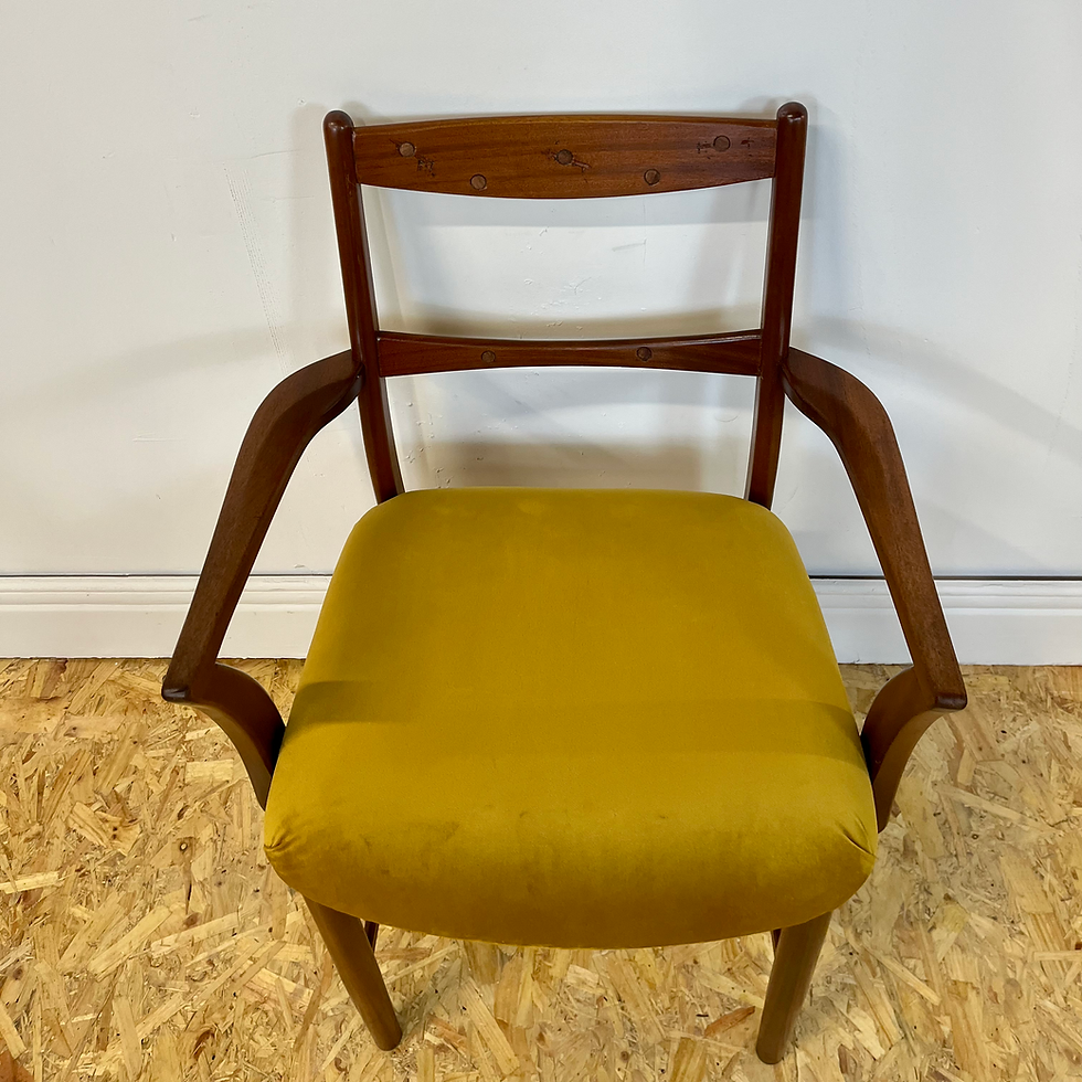 Thumbnail: Mid Century McIntosh teak desk chair