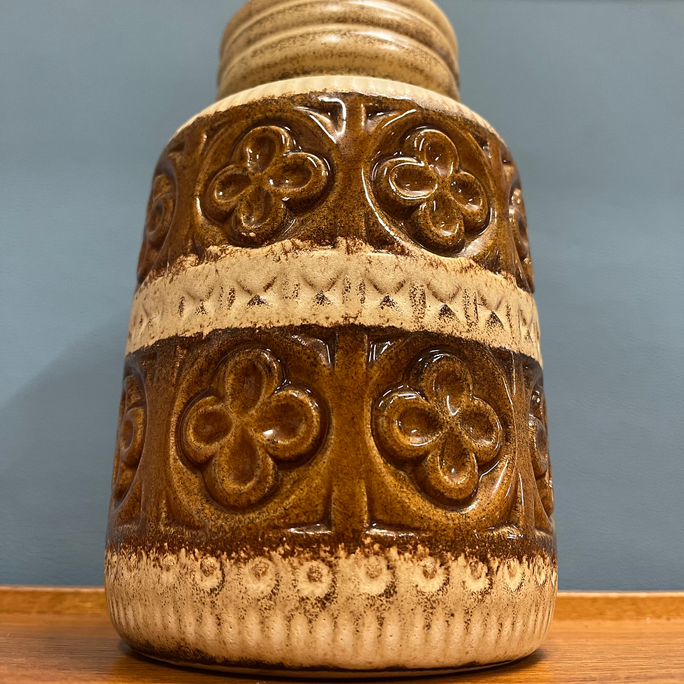 Thumbnail: Mid century West German ceramic vase 289-18