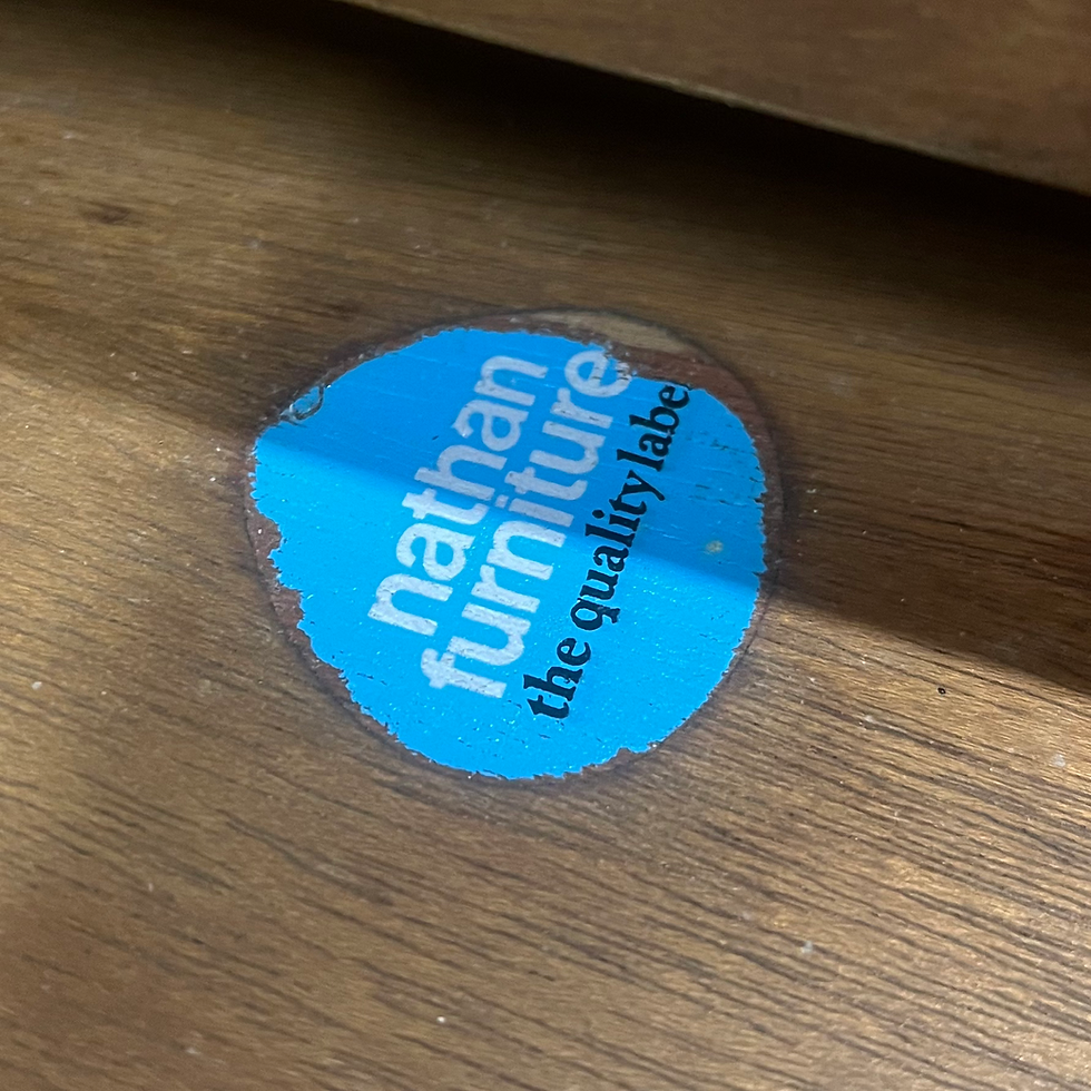 Thumbnail: Mid century teak extending Nathan dining table 