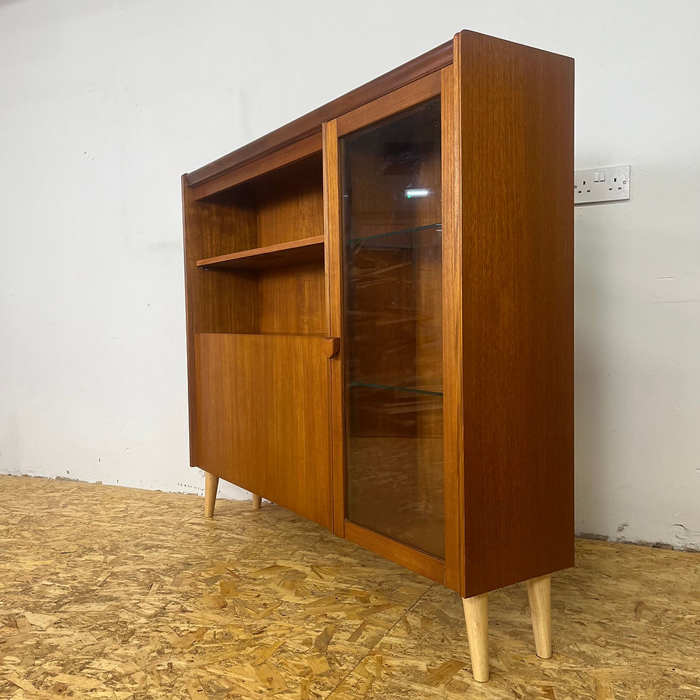 Thumbnail: Mid century teak bookcase by William Lawrence