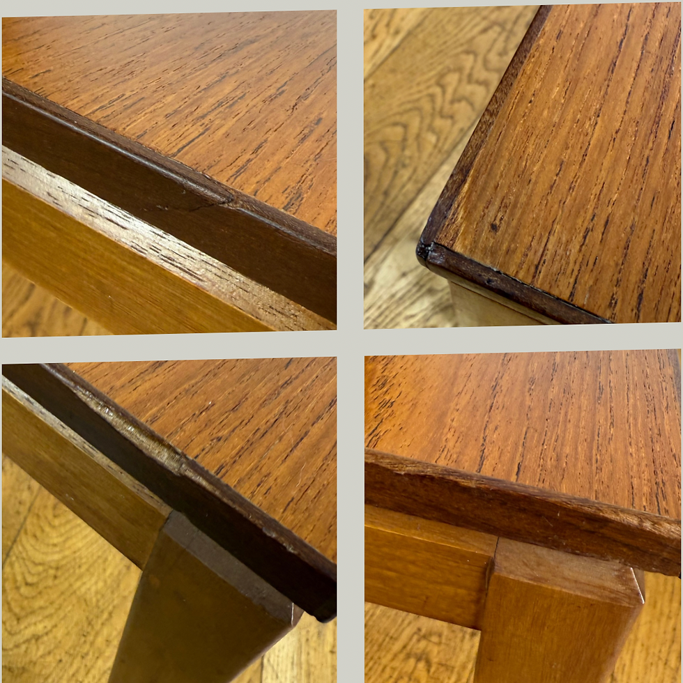 Thumbnail: Pair of mid century side tables 