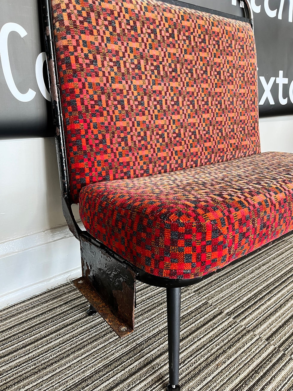 Thumbnail: Retro bus bench seat
