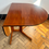 Thumbnail: Mid century Danish teak drop leaf dining table (refurbished)
