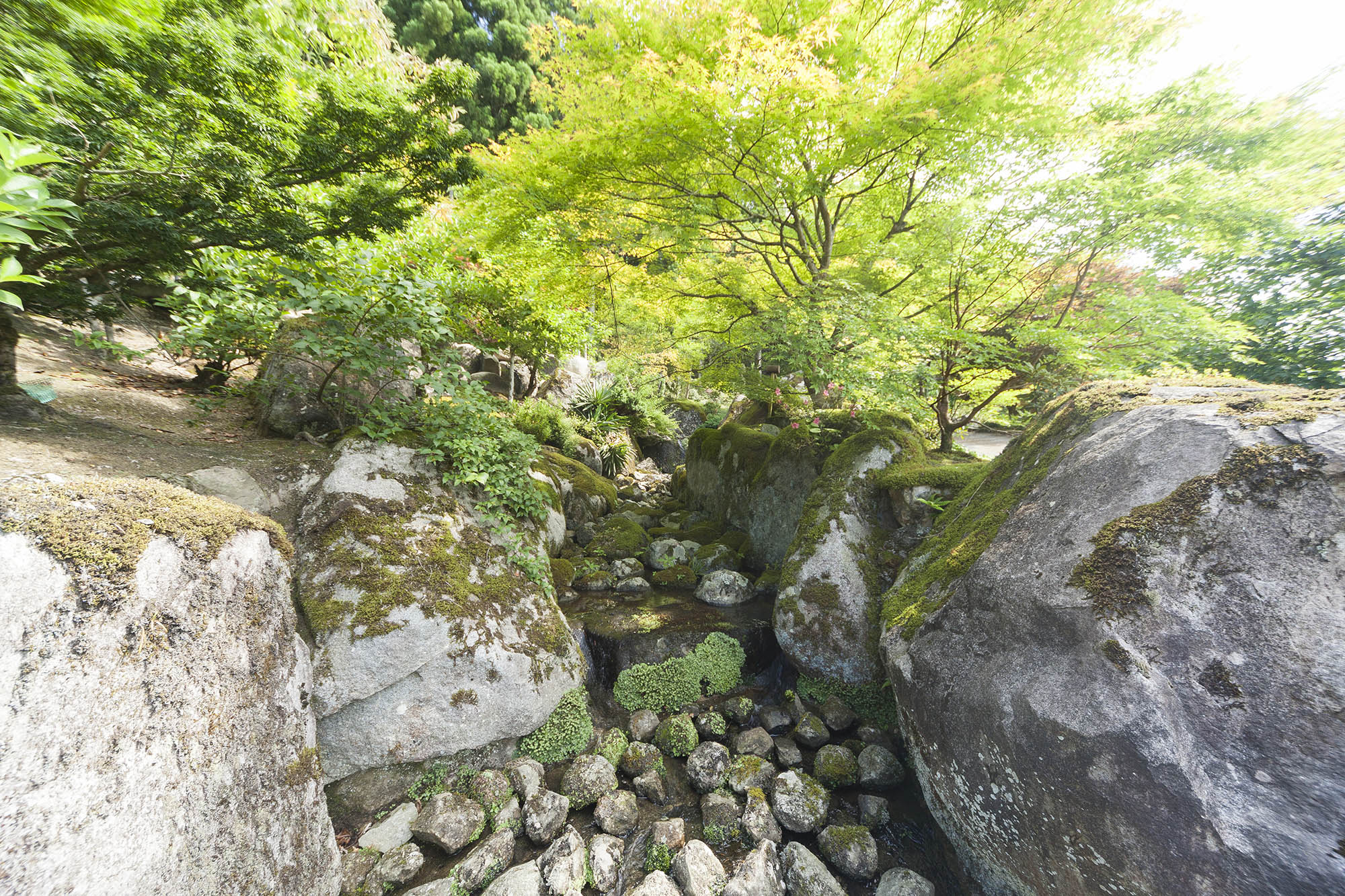 玉石から湖へ