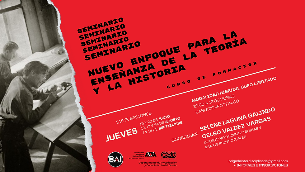 SEMINARIO: NUEVO ENFOQUE PARA LA ENSEÑANZA DE LA TEORÍA Y LA HISTORIA