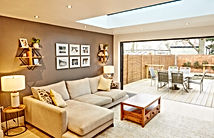 A Living Room Modular House Extension in Wimbledon