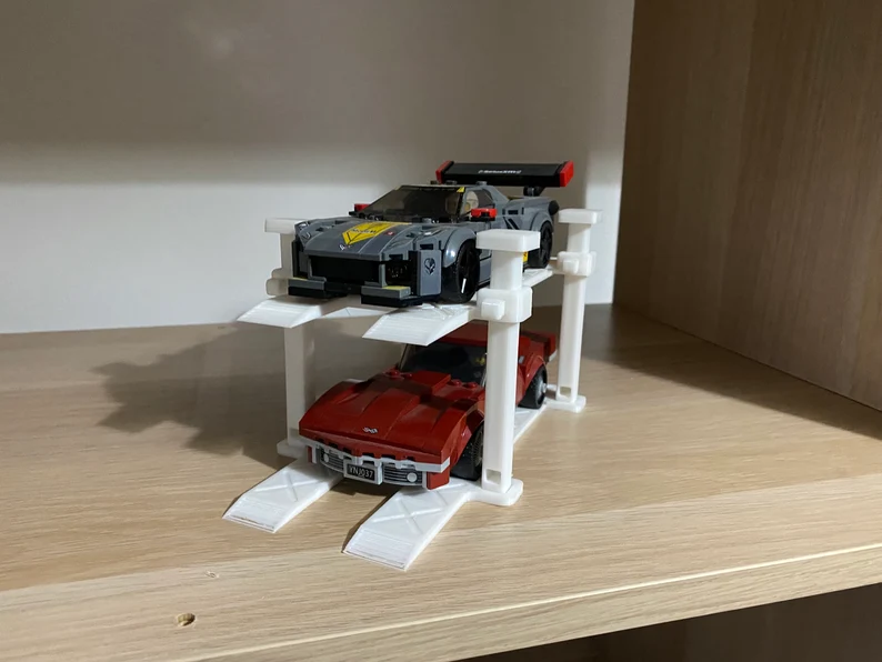 Thumbnail: Lego Speed champions display 2 car lift