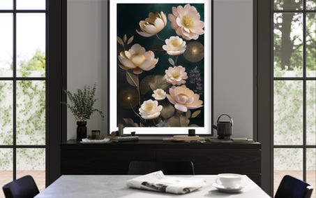 Exploring the Trends: Shabby Chic Florals and Moody Florals in Art and Interior Design