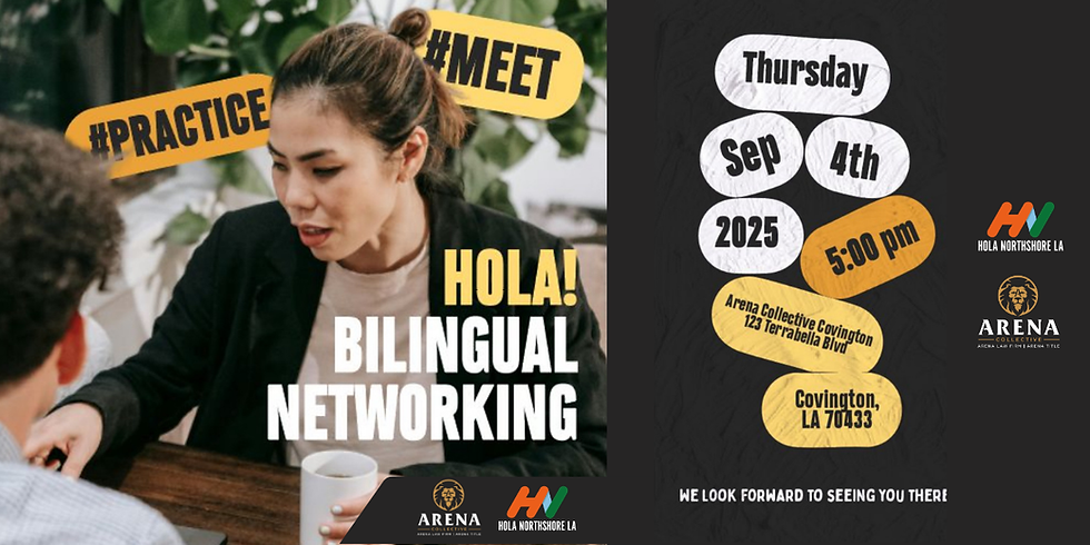 HOLA Bilingual Networking by Hola Northshore and Arena Collective