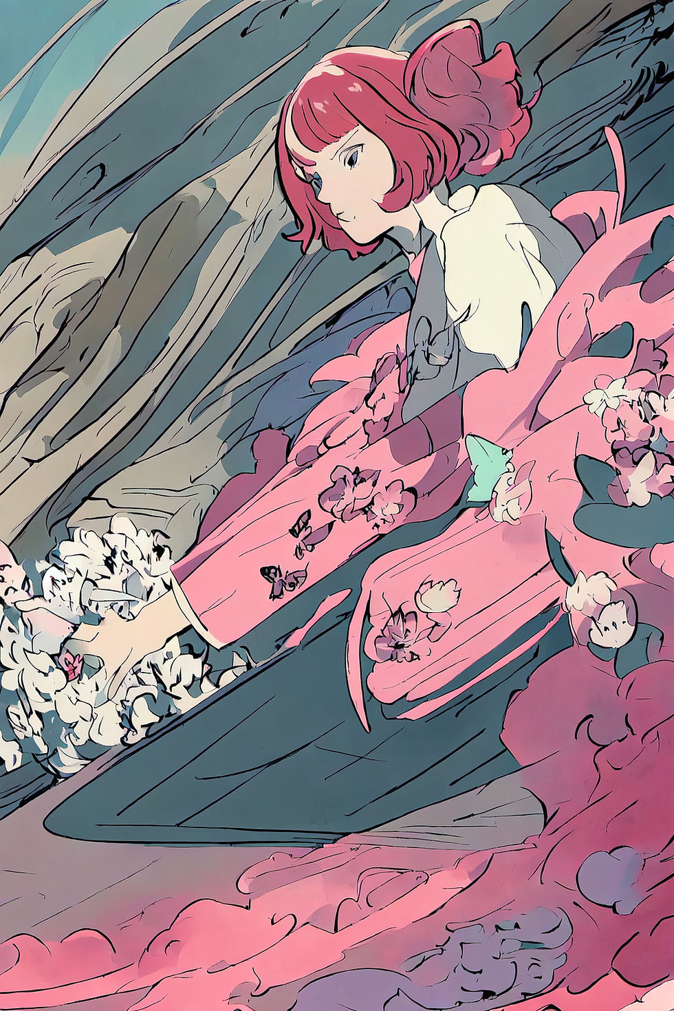 꽃과 바람의 속삭임