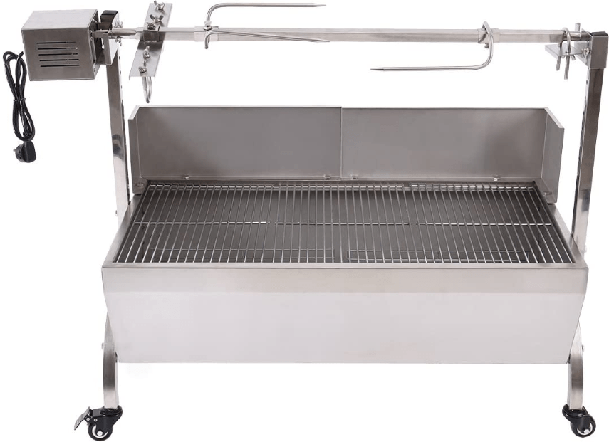 Ridgeyard 28W Stainless Steel Charcoal Rotisserie Grill