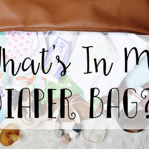 What’s in my diaper bag?