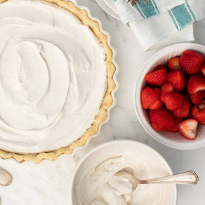 Strawberry Coconut Cream Tart