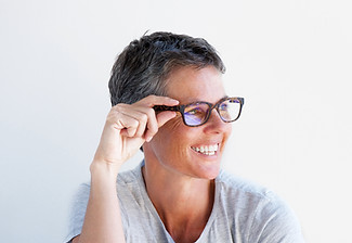 Mature Woman with Short Hair