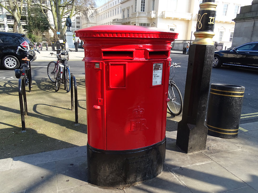 London Walking Tours Red Post Box