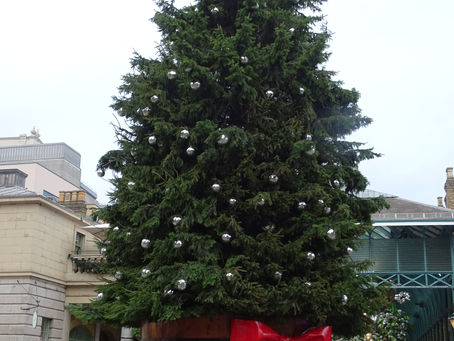 But the piece de resistance: the beauty of Covent Garden with its tree