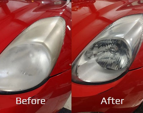 Headlight Restoration Before and After