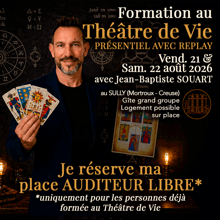 Arrhes 1 pl. Audit. Libre - Formation Théâtre de Vie presentiel août2026