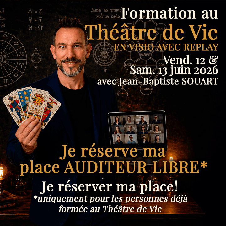 Arrhes 1 place Auditeur Libre - Formation Théâtre de Vie Juin2026