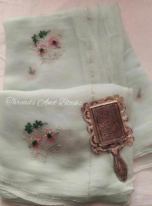 Thumbnail: Pure Handwork Saree