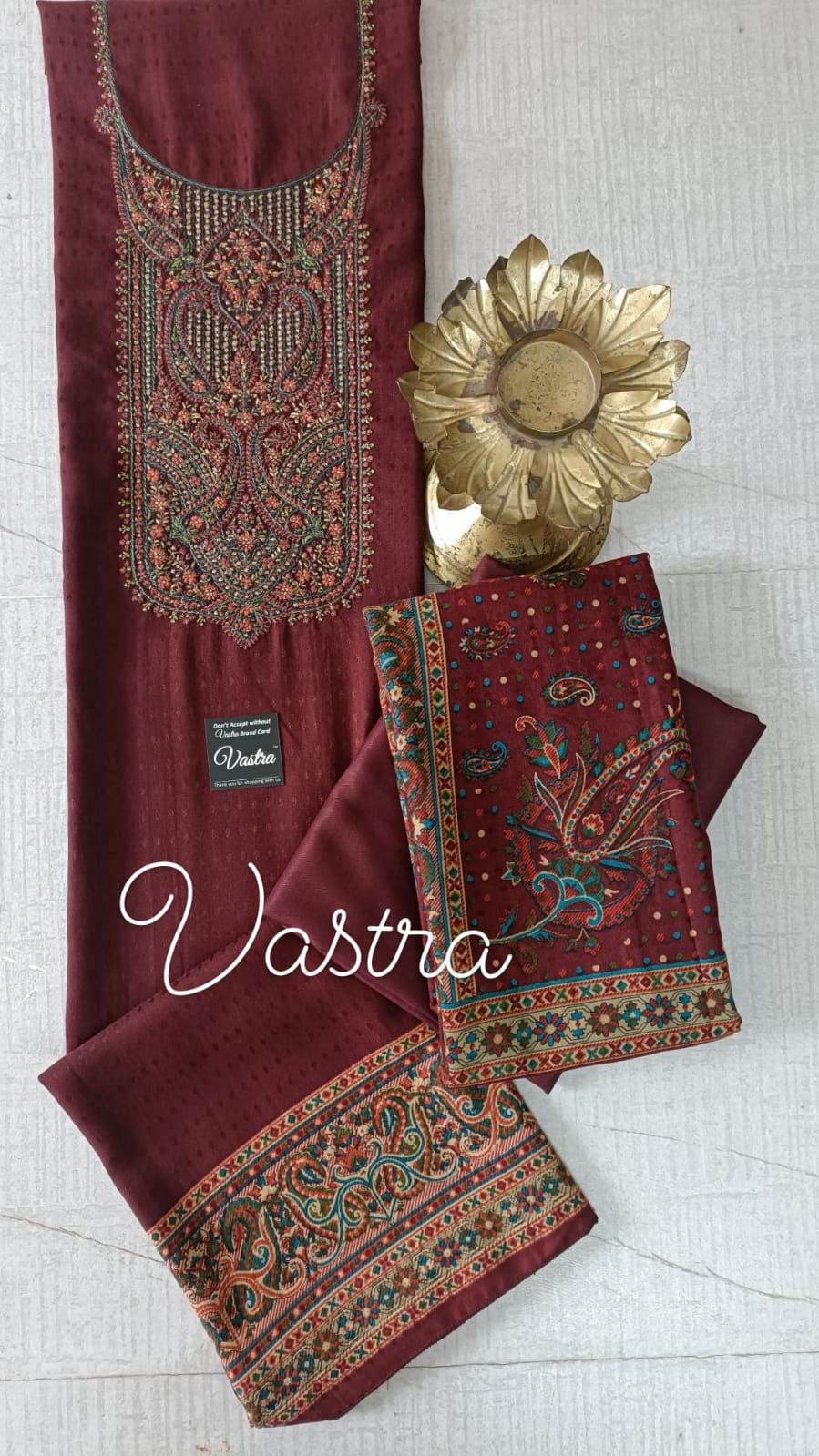 Thumbnail: Pashmina Suit Fabric 
