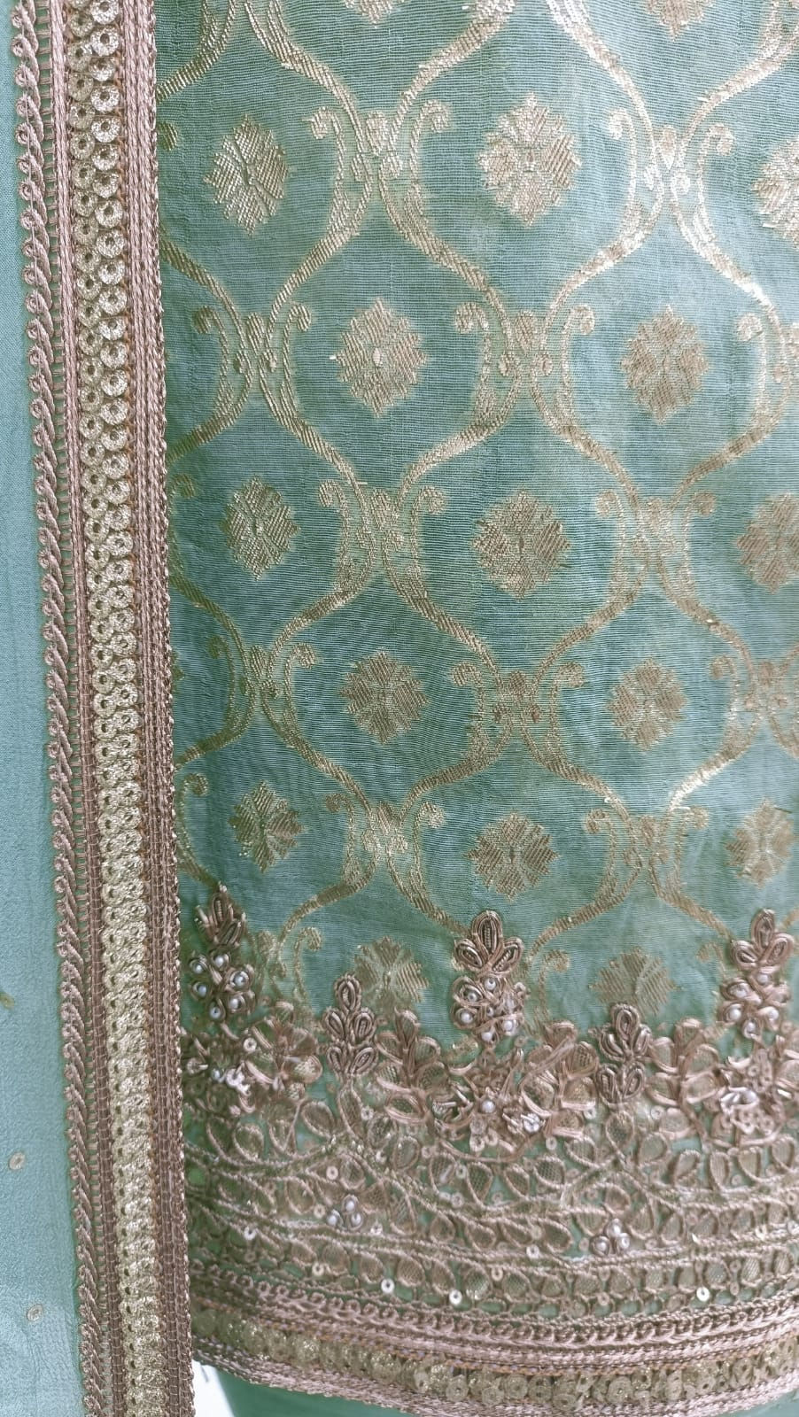 Thumbnail: Chanderi Embroidery Suit