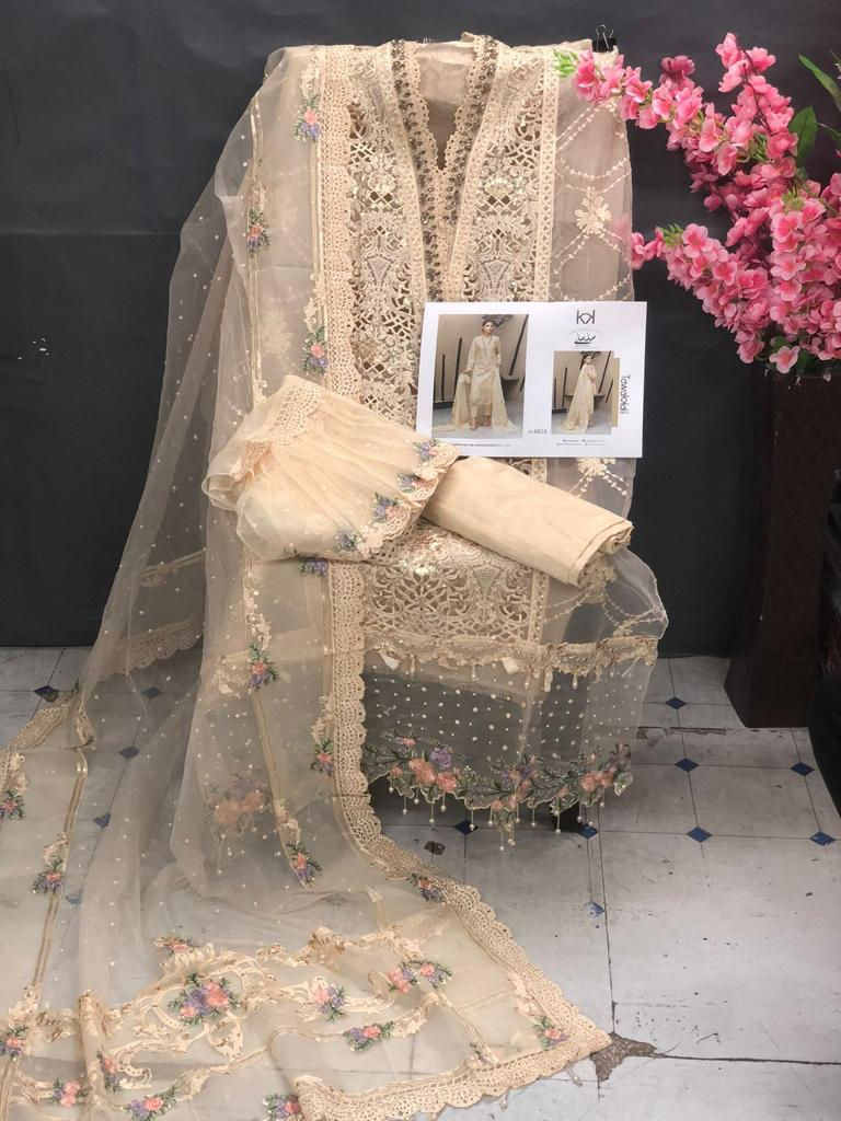 Thumbnail: Full Embroidered Organza Suit