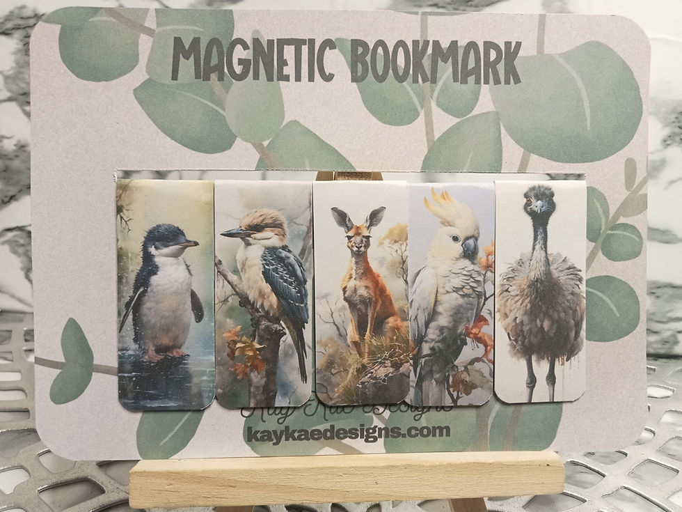 Thumbnail: Australian Animal 5 pack Magnetic Bookmarks