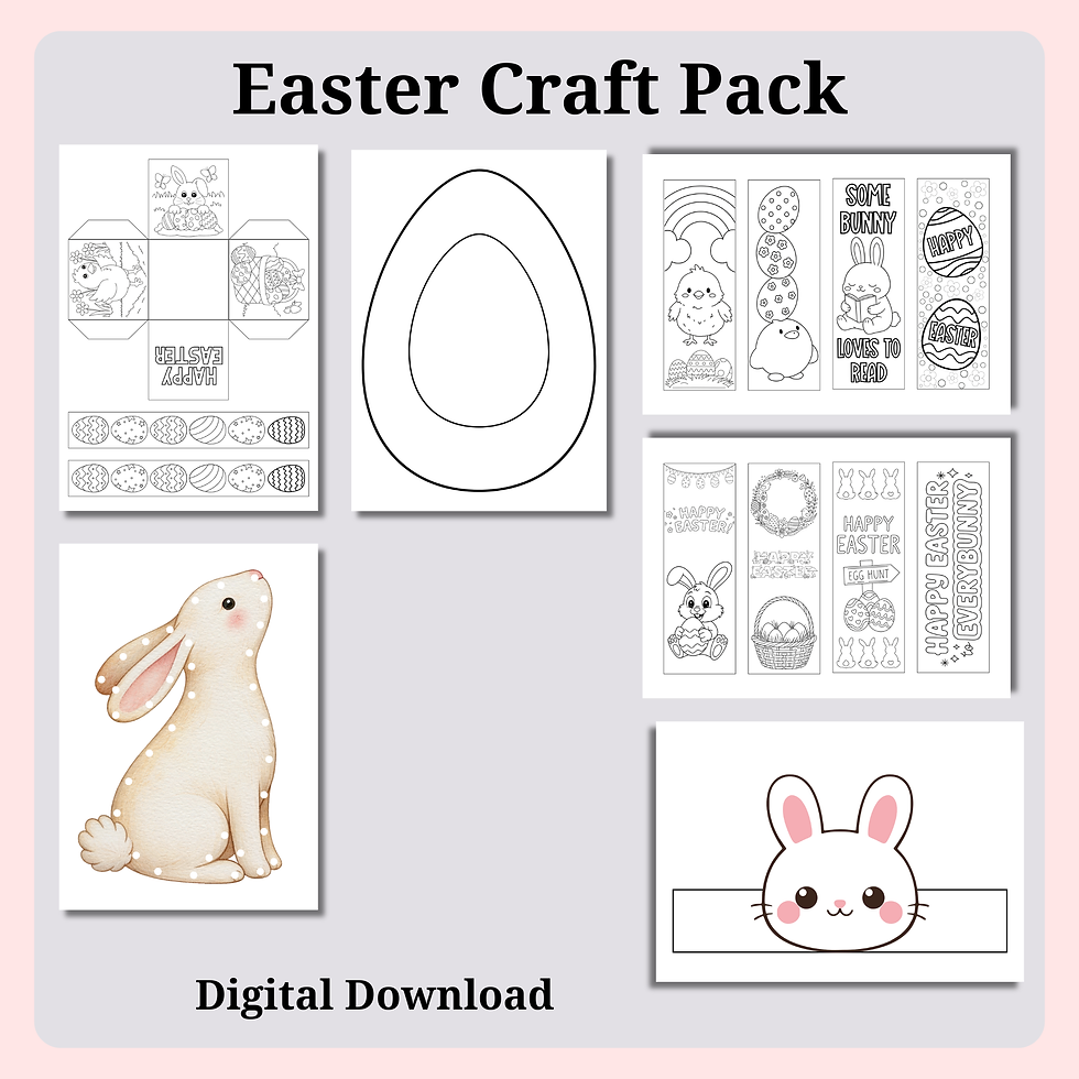 Thumbnail: Easter Craft & Activity Bundle for Kids | Printable Easter Pack