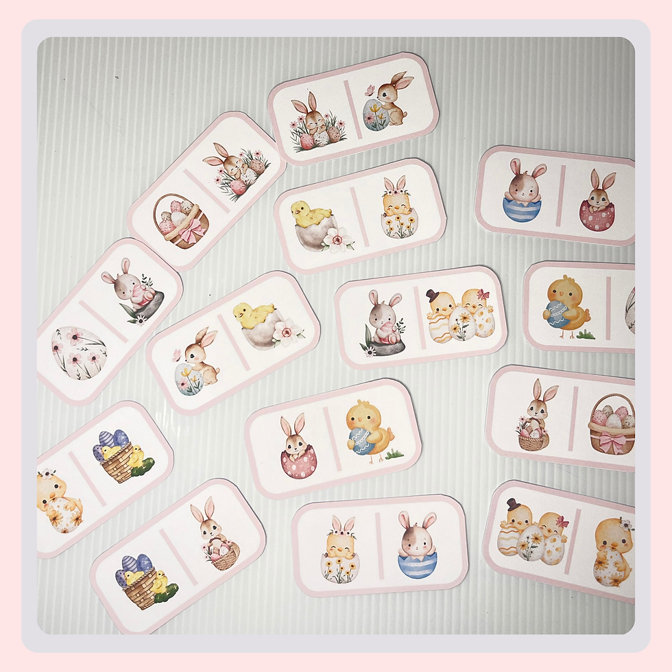 Thumbnail: Easter Dominoes Printable for Kids | Matching Game Activity