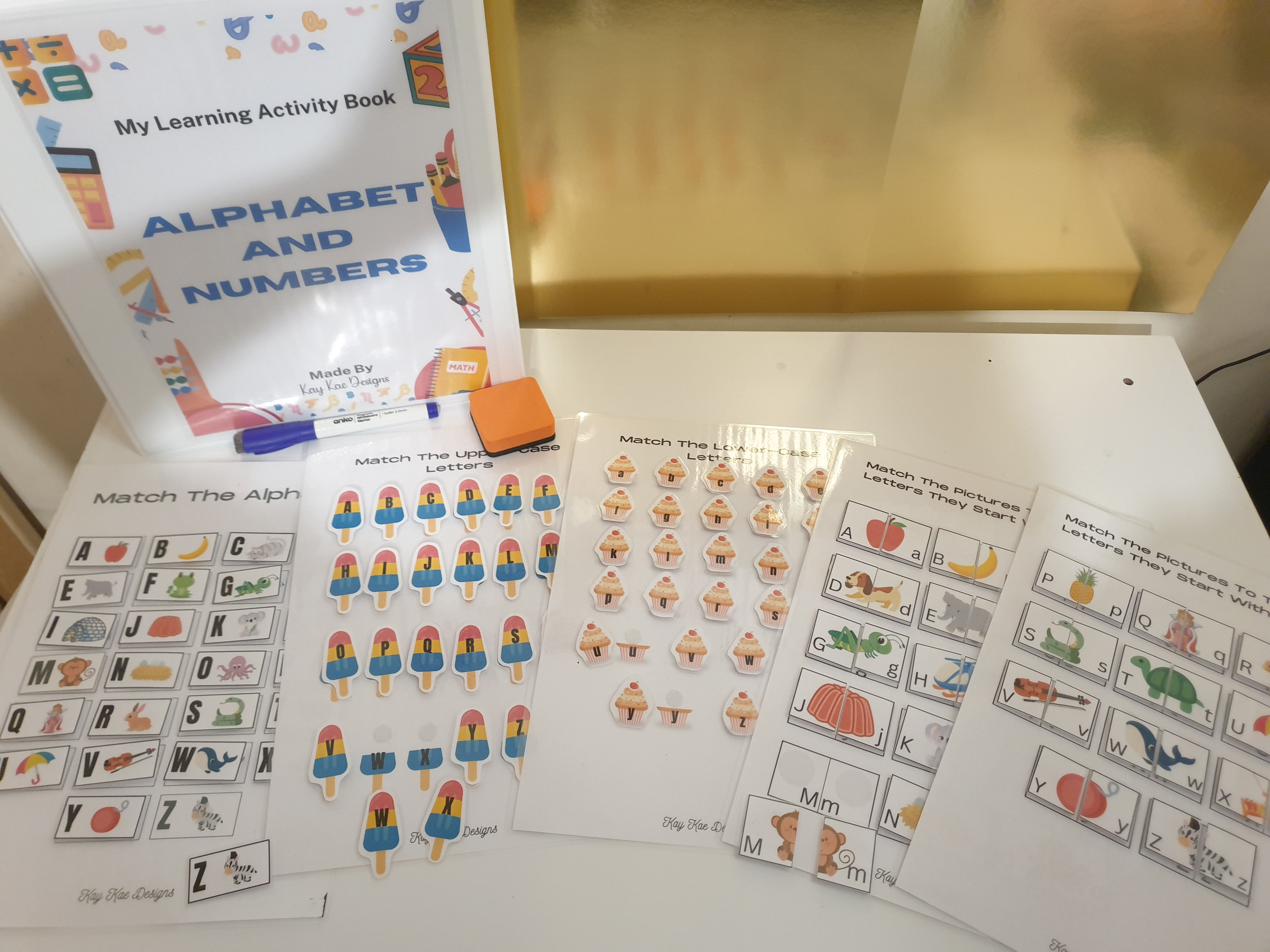 Alphabet and Number Printable Busy Book