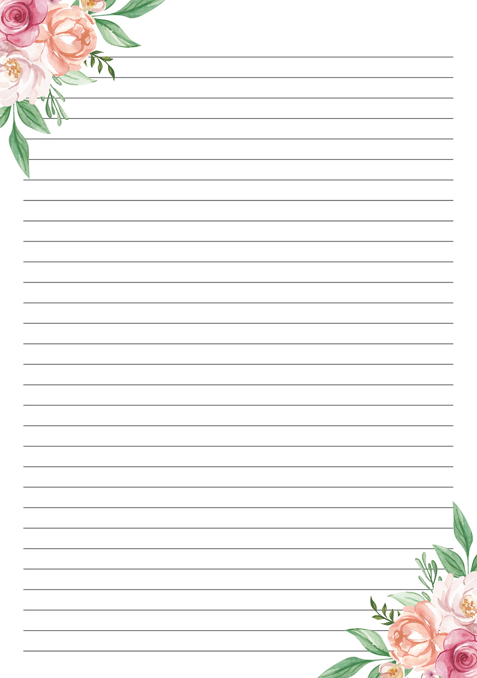 Thumbnail: Watercolour Rose Planner Pack – Elegant Floral Printable Set (Instant Download) 