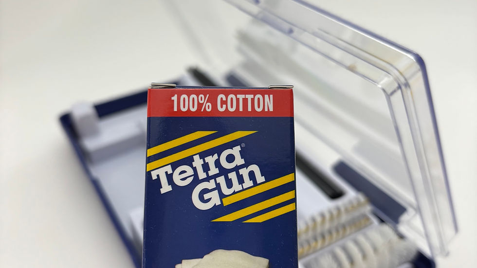 Cotton patches, whether square or round, in the right size to match the bore caliber