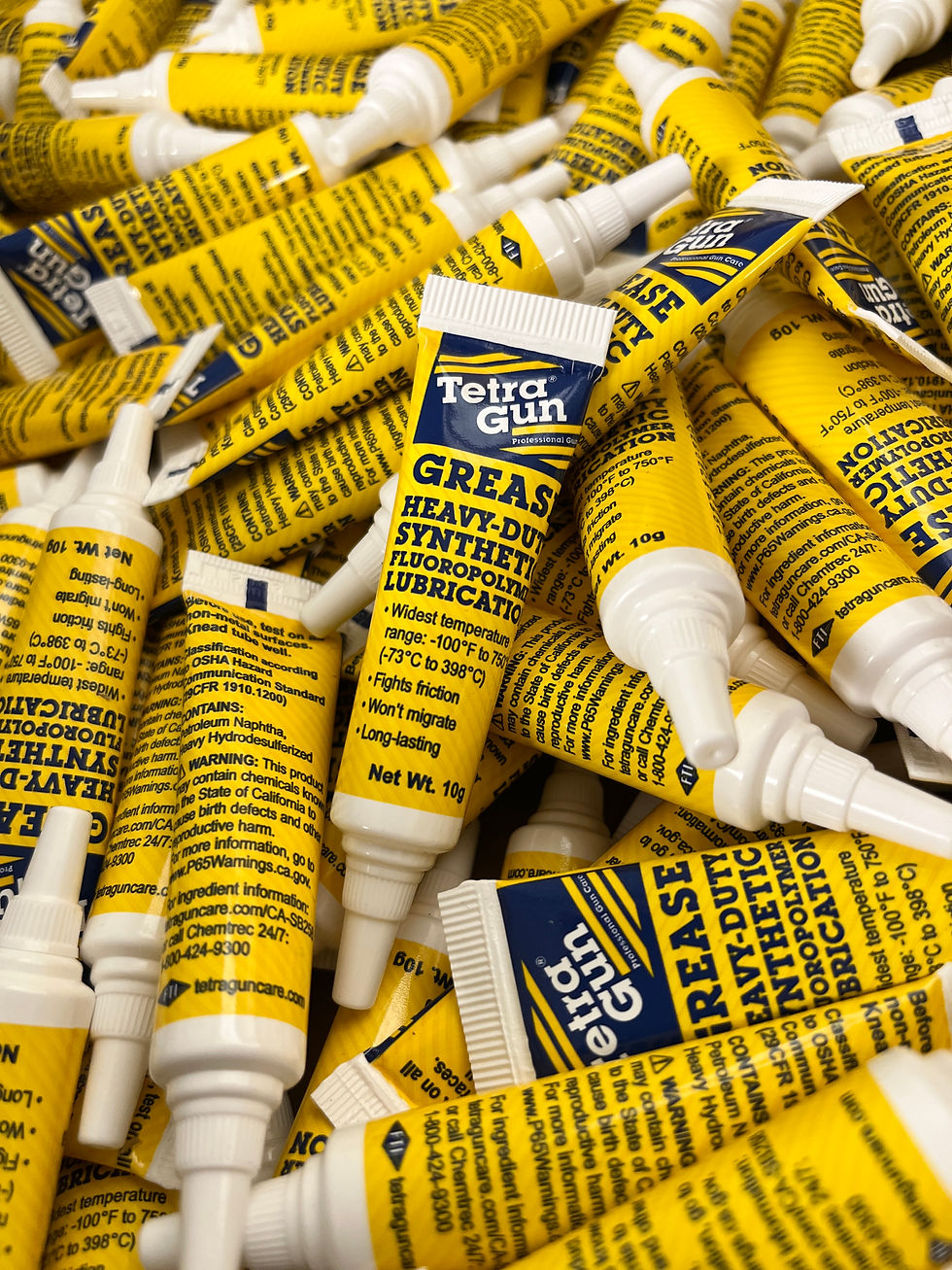 Tetra Gun original synthetic fluoropolymer white grease