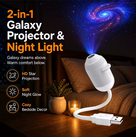 Thumbnail: Moonlit Aurora — 360° Galaxy Projector