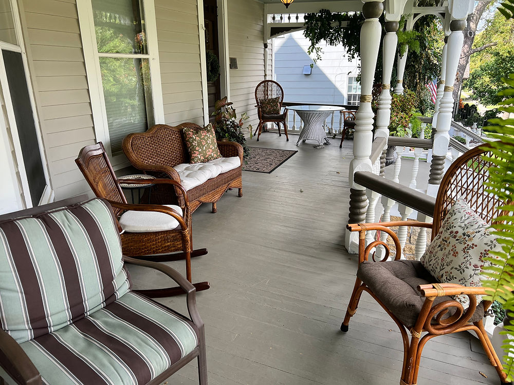 Wraparound porch