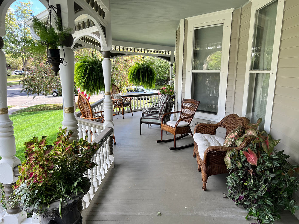 Wraparound porch